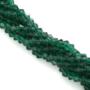 bicone peacock green