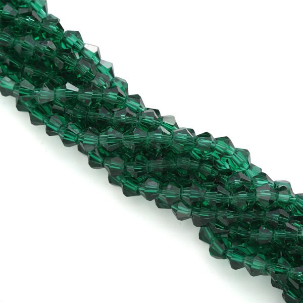 bicone peacock green