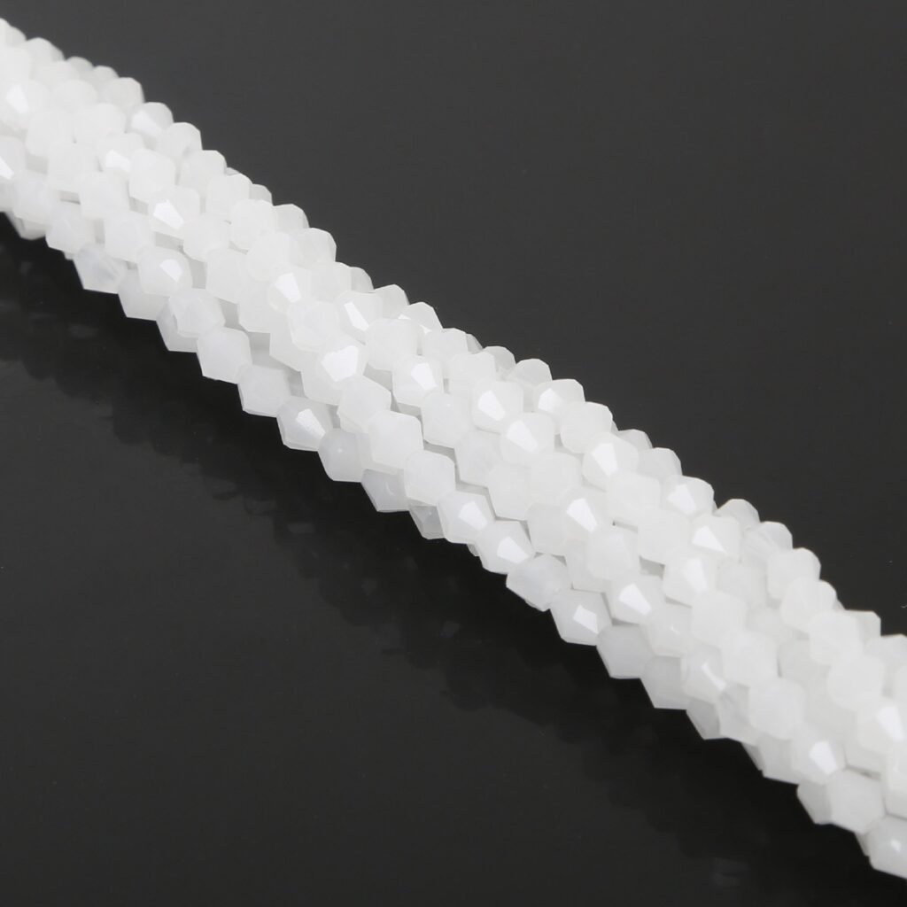 bicone white china