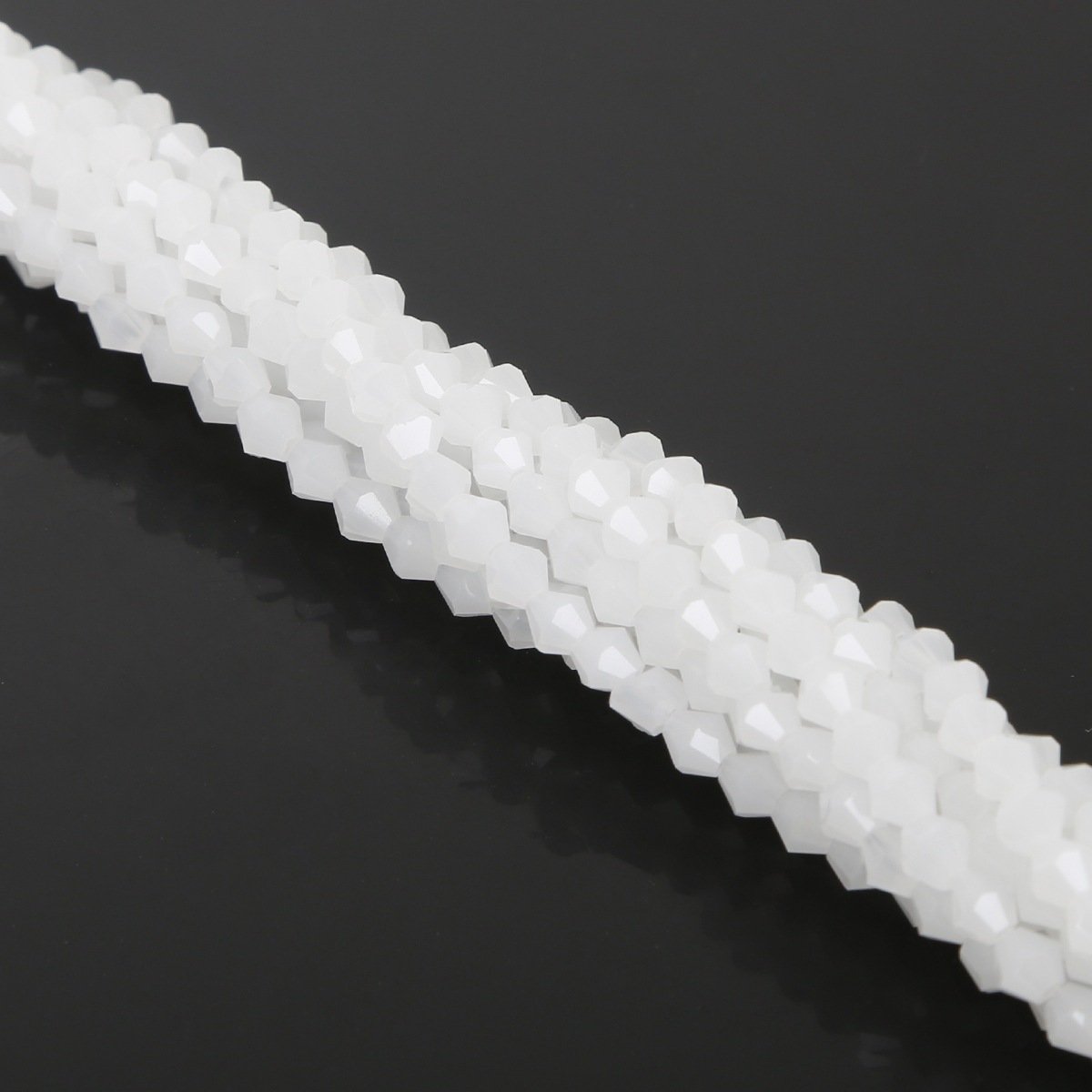 bicone white china
