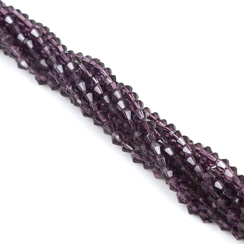 bicone dark violet