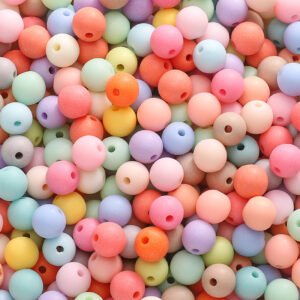 Frosted Acrylic Beads