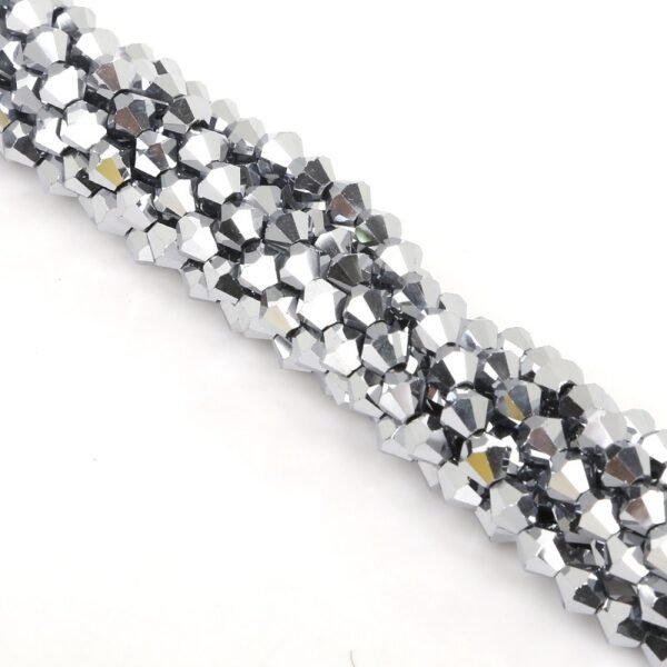 bicone silver