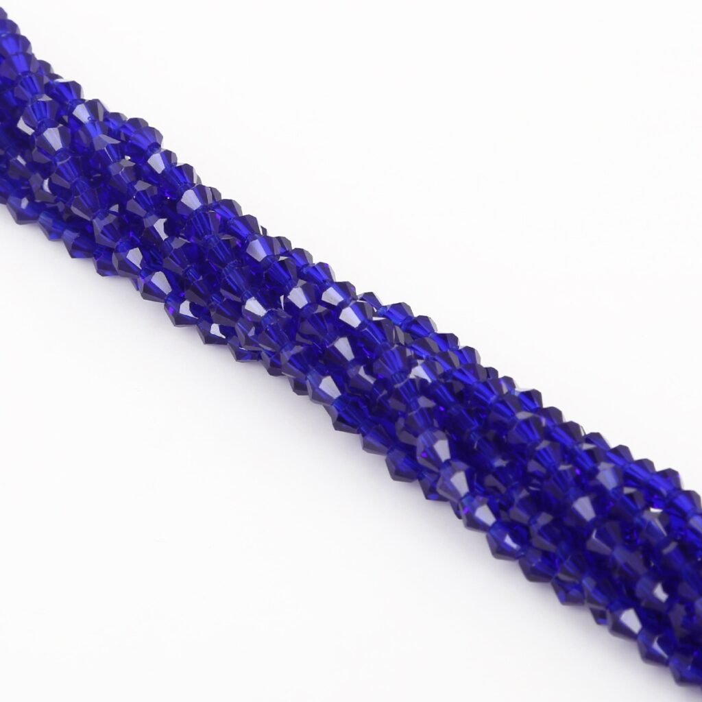 bicone dark blue
