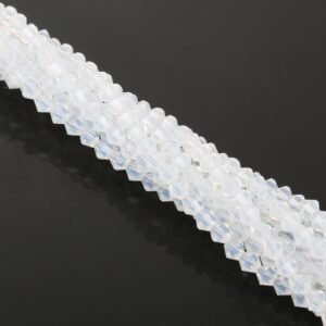 bicone milky white