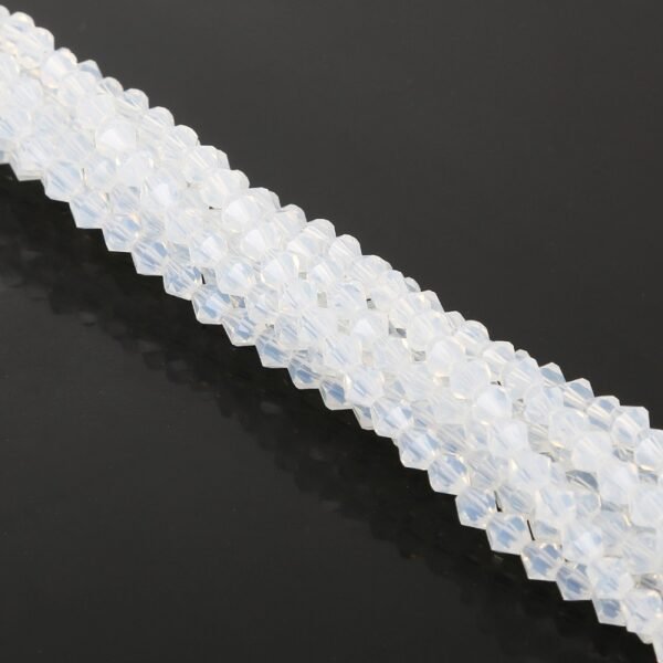 bicone milky white
