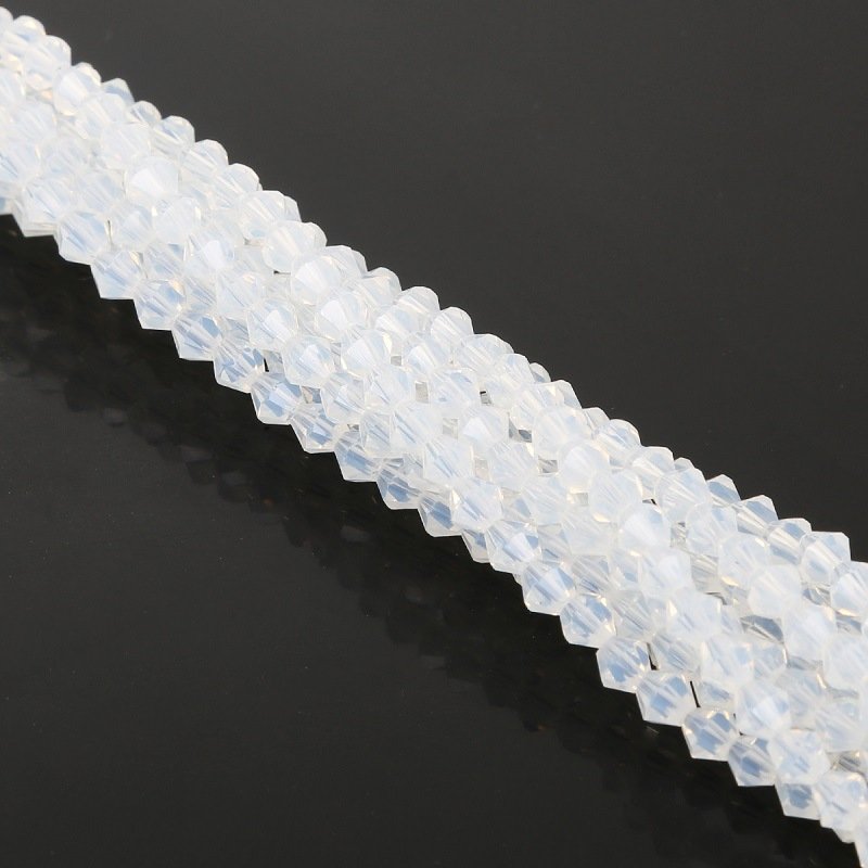 bicone milky white