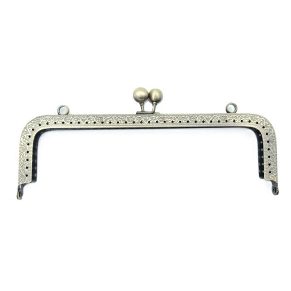 bronze 20cm metal frame clasp for beaded bags