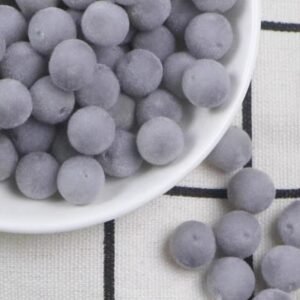 gray flocked