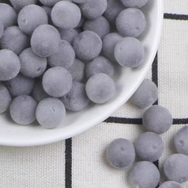 gray flocked