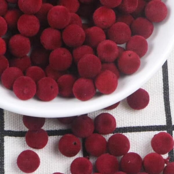red flocked