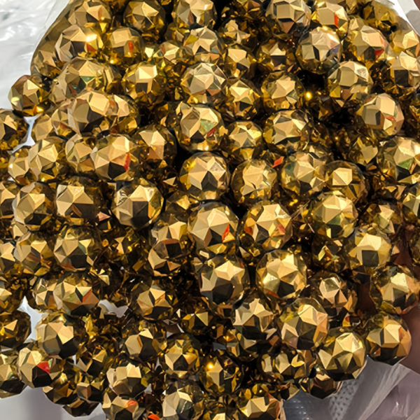 gold floral