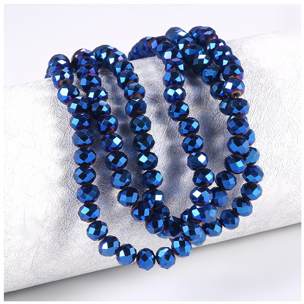 briolette blue plated