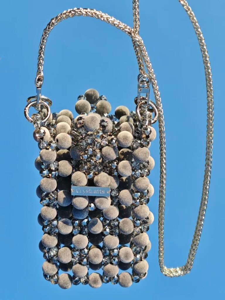 Handmade Beaded Phone Bag
