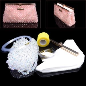DIY Crystal Beaded Kiss Clutch Kit