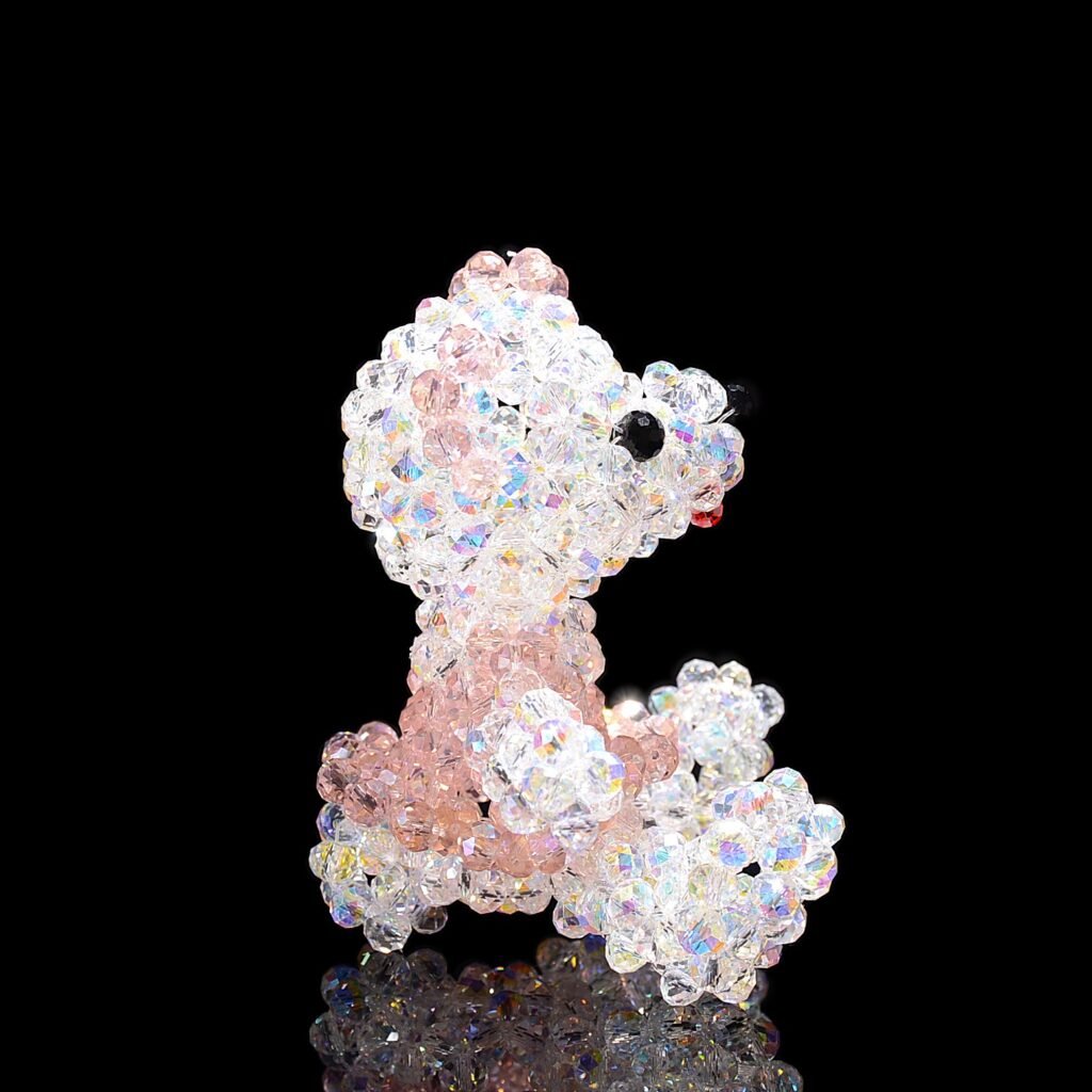 Handmade Crystal Beaded Teddy Bear