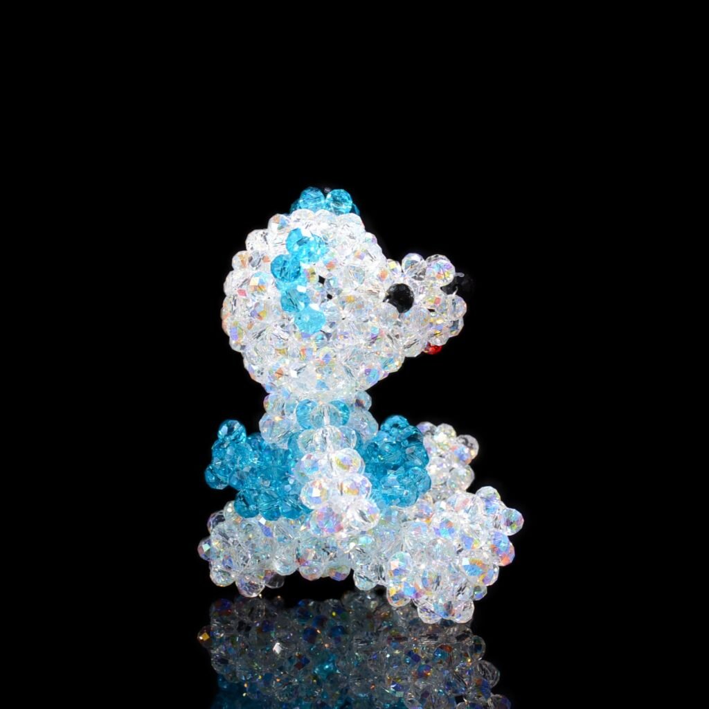 Handmade Crystal Beaded Teddy Bear