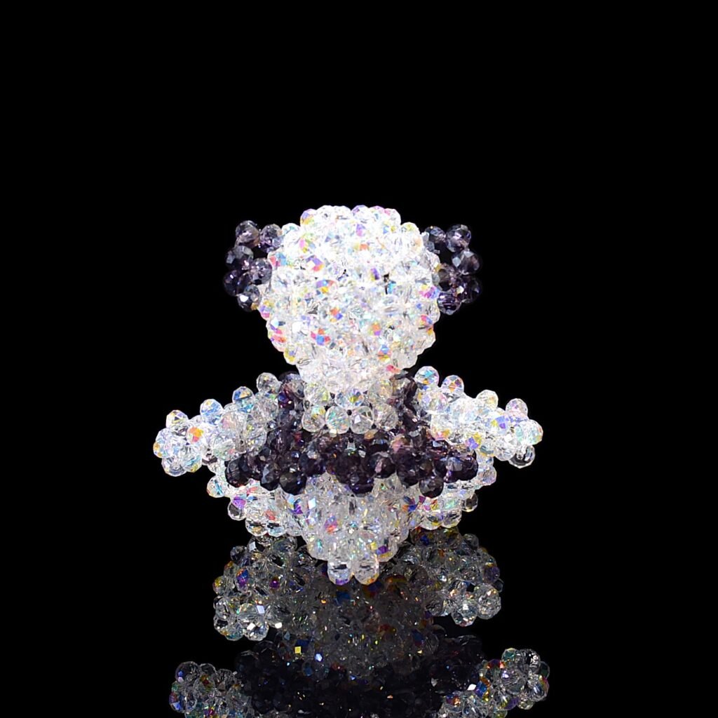Handmade Crystal Beaded Teddy Bear