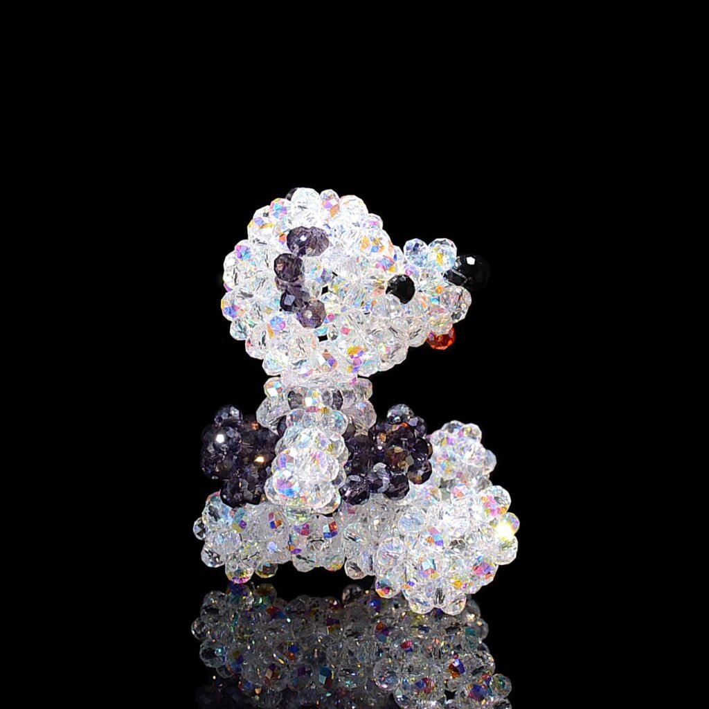 Handmade Crystal Beaded Teddy Bear