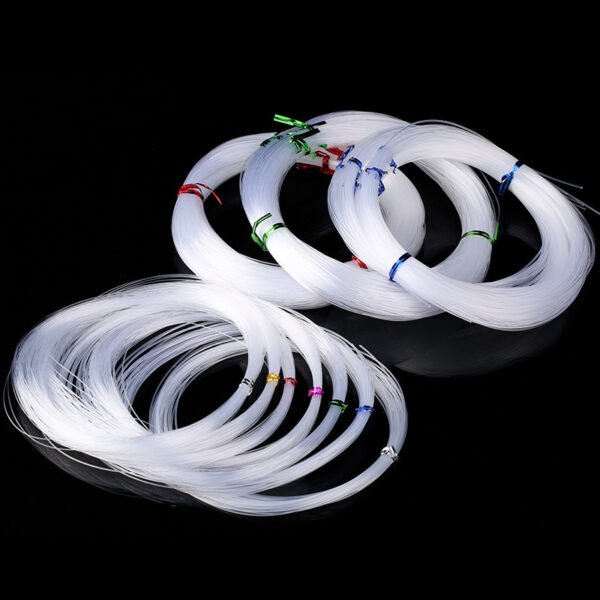 White beading fishing line for beaded bags and DIY beadwork