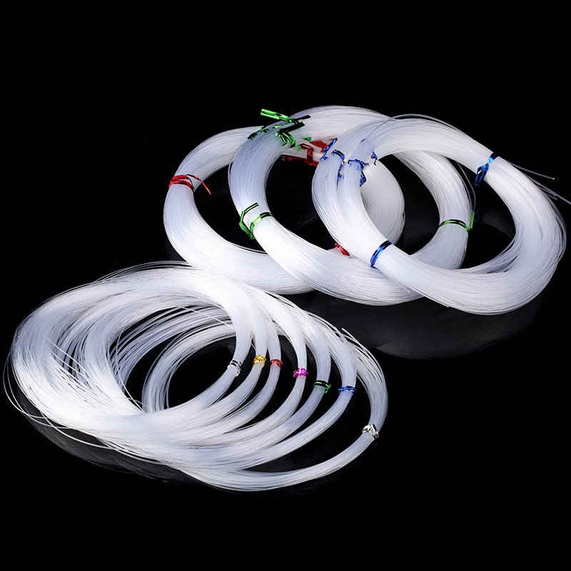 White beading fishing line for beaded bags and DIY beadwork