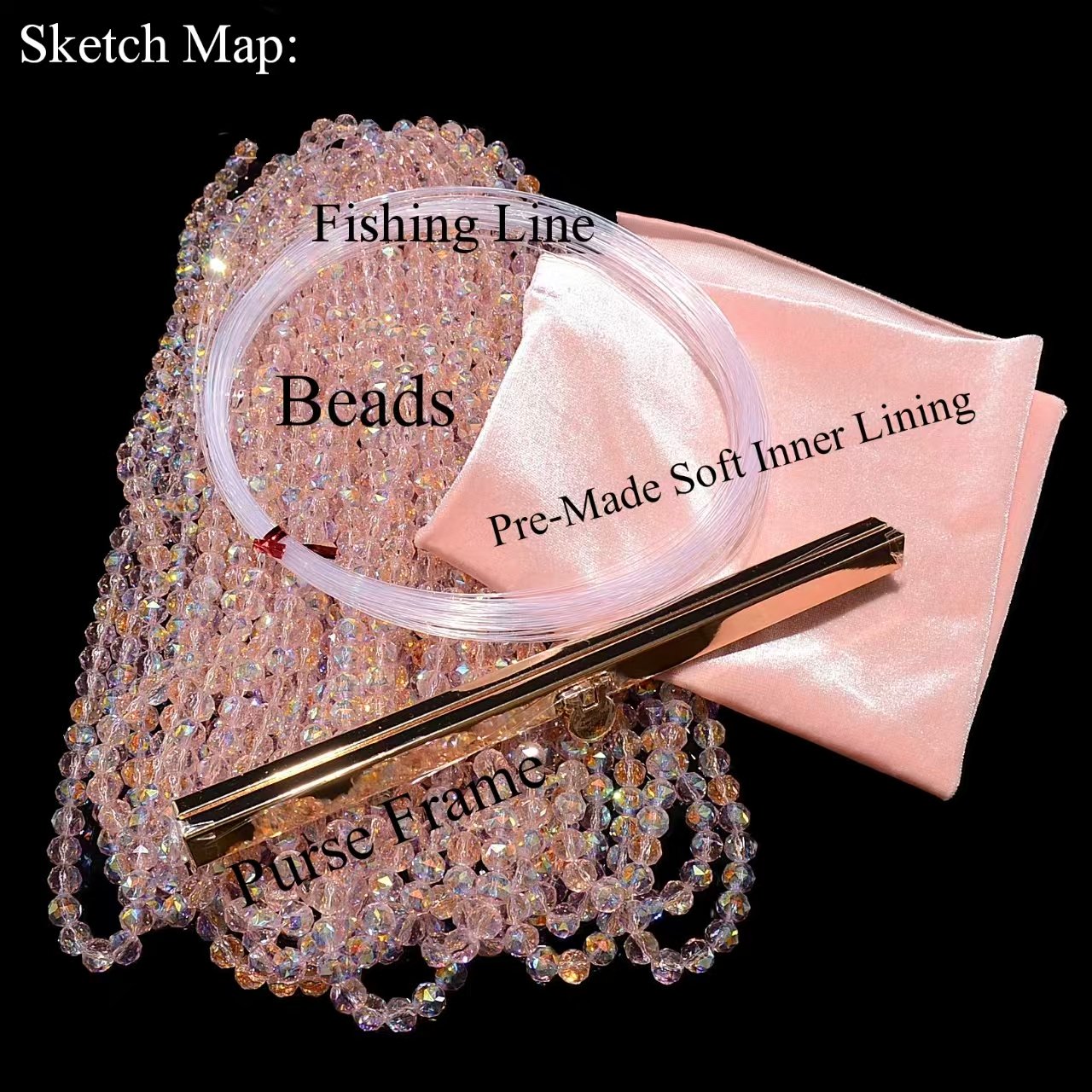 DIY Kit-#015 Kiss Clutch - Image 2