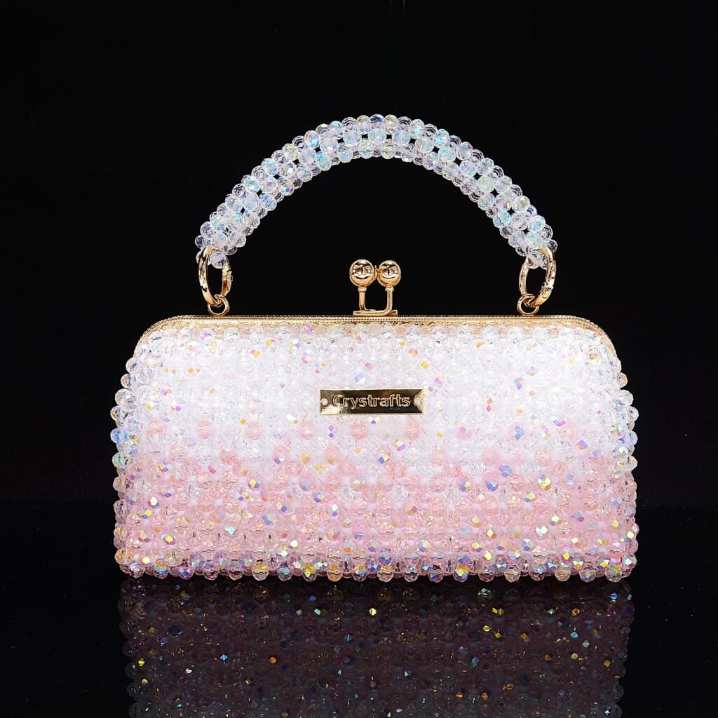 Slim Crystal Moon Bag