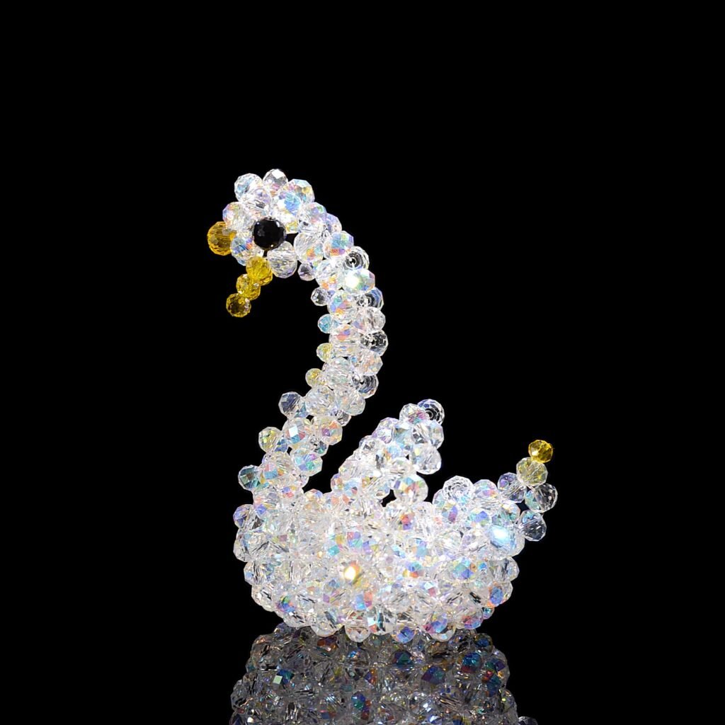 Crystal Beaded Swan