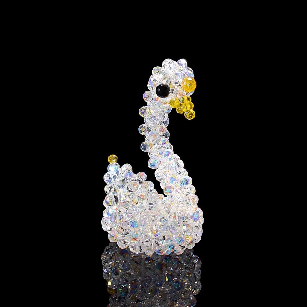 Crystal Beaded Swan
