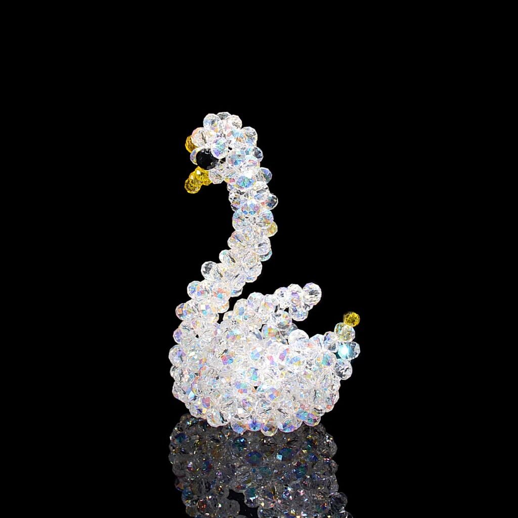 Crystal Beaded Swan