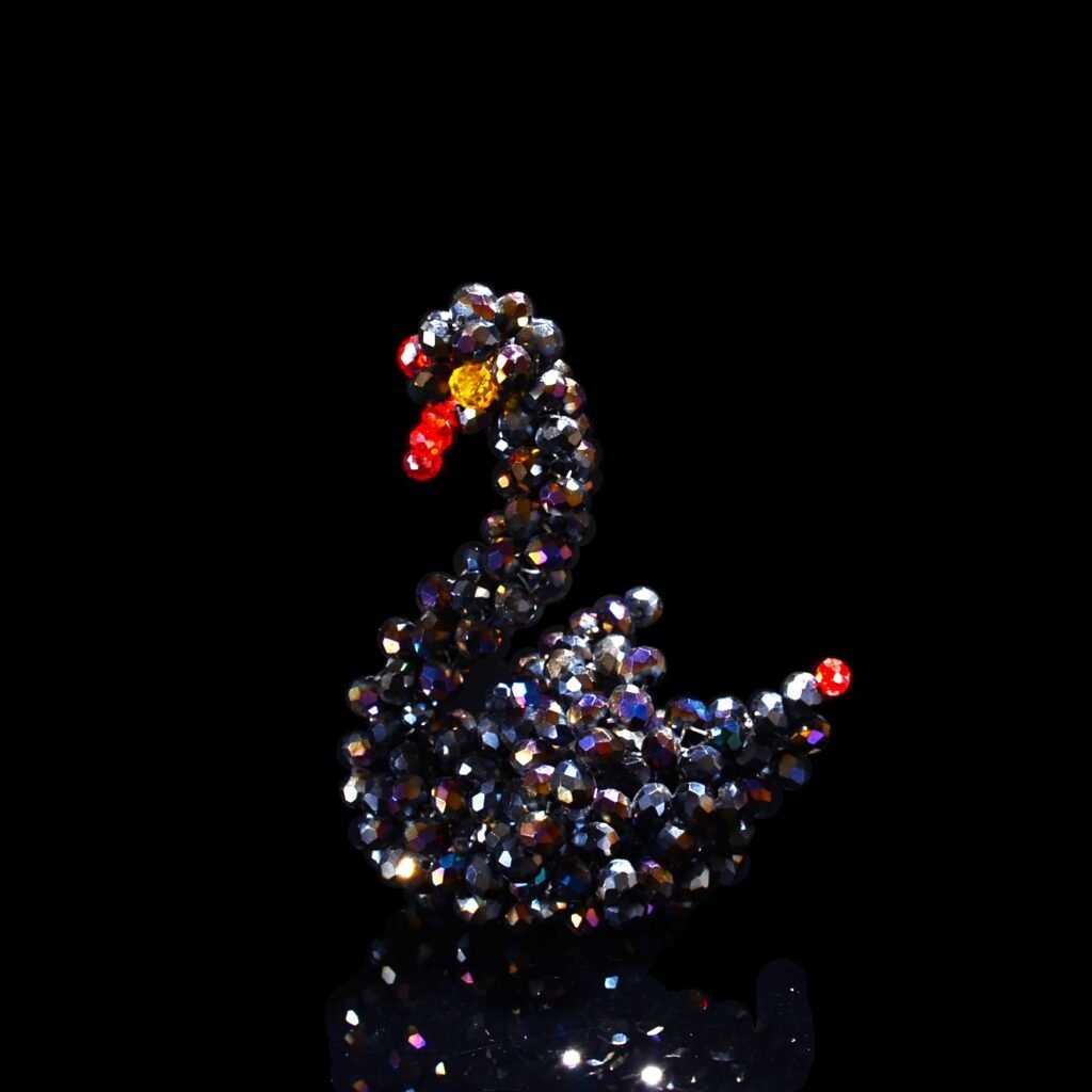 Crystal Beaded Swan