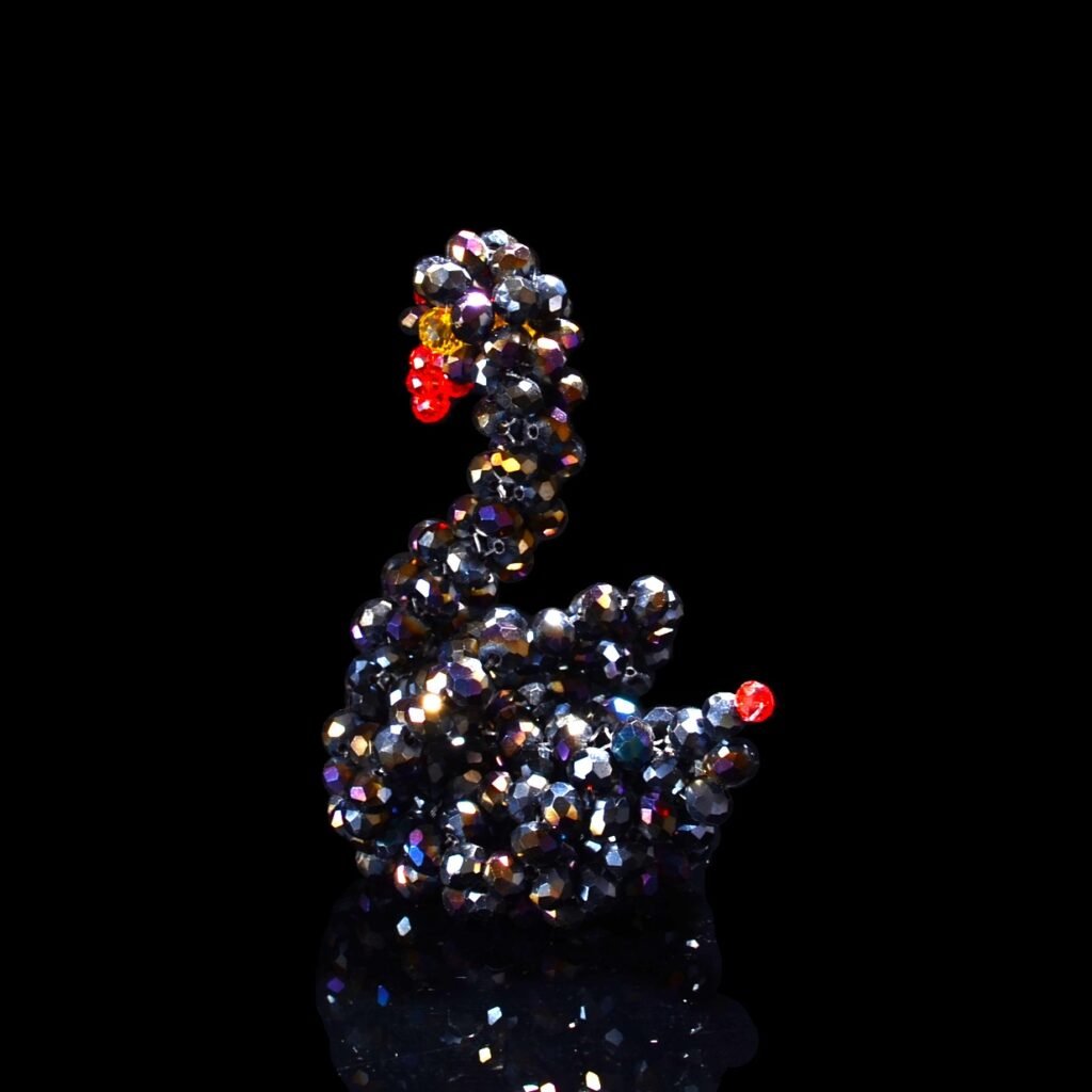 Crystal Beaded Swan