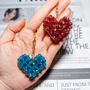 Handmade Crystal Heart Charm - Image 3