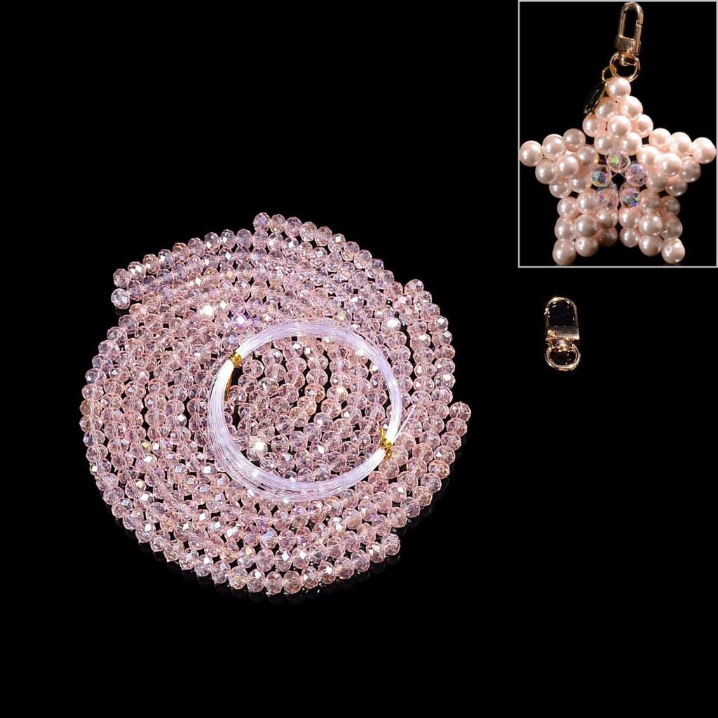 DIY Crystal Beaded Star Charm Kit with Briolette Crystal Beads