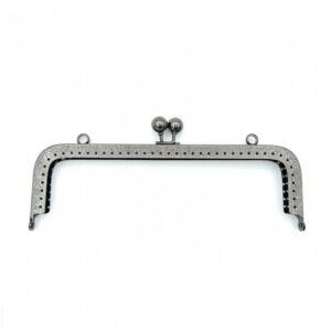 Gunmetal 20cm standard metal frame clasp for beaded bags