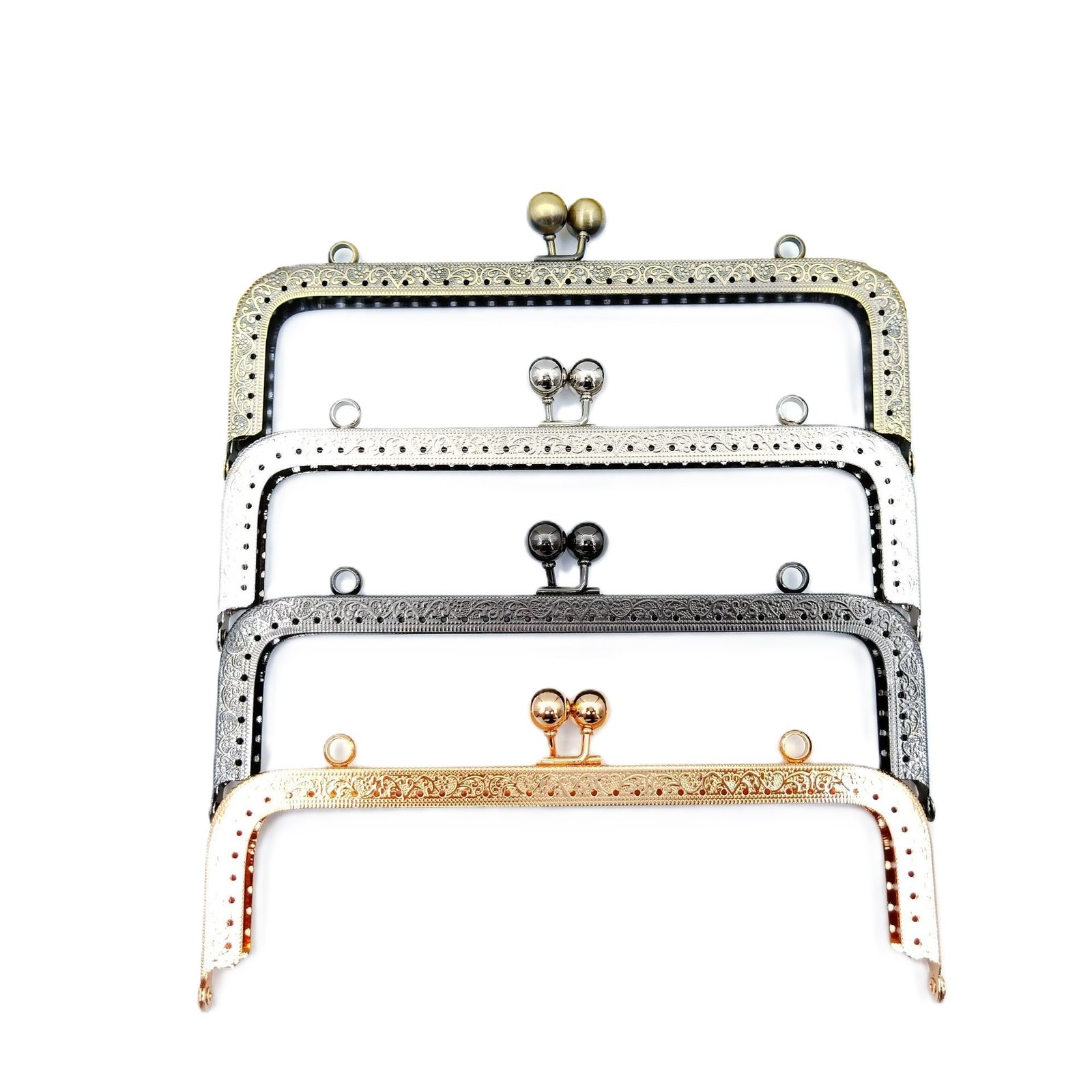 20cm Metal Frame Clasp - Image 2